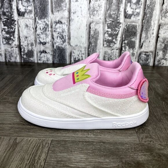 Reebok "Peppa Pig" Club C Slip On IV Infant/Toddler size 4 - Picture 6 of 9